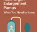 Illustration of a male organ enlargement pump with the title "Safe Use of Male Organ Enlargement Pumps – What You Need to Know" on a warm background.