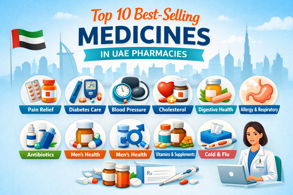 top 10 best selling medicines in uae