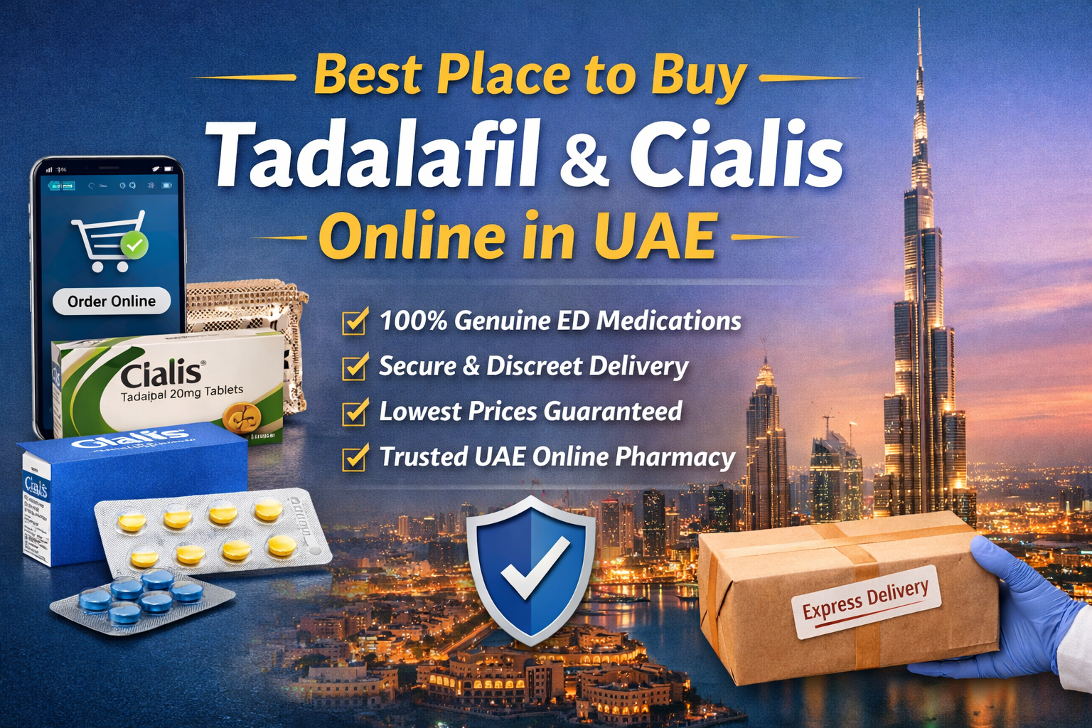 Buy Tadalafil and Cialis Online in UAE