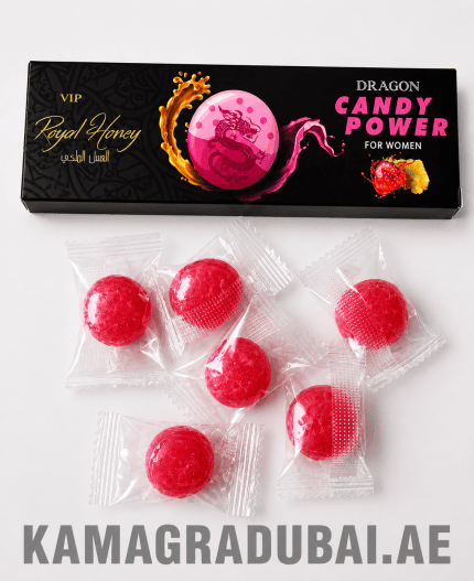 VIP Dragon Candy Power Royal Honey for Women box with individually wrapped red candies