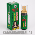 Viga Super Max Long Time Spray 15ml bottle and packaging with Vitamin E