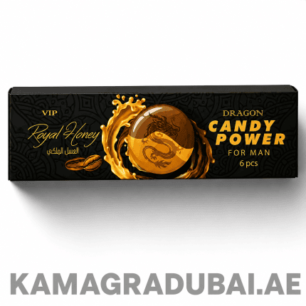 VIP Dragon Candy Power Royal Honey for Men 6-piece black and gold candy box