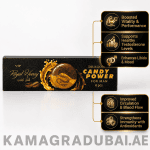 VIP Dragon Candy Power Royal Honey for Men 6-piece box with benefits infographic