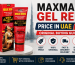Maxman Gel Red Price in UAE feature image showing the original Maxman Gel Red packaging with a Dubai skyline background.