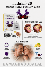 Tadalaf-20 Oral Disintegrating Strips 20mg product guide