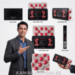 Vega Extra 100 sildenafil tablets Cobra Signature blister pack shown from multiple angles with red tablets