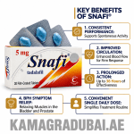 Snafi Tadalafil 5mg 30 film-coated tablets for erectile dysfunction