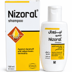 Nizoral Shampoo 100ml bottle and box for dandruff and seborrhoeic dermatitis