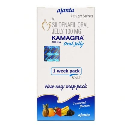 Kamagra Oral Jelly 100mg 7 sachets by Ajanta Pharma