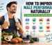How to improve male performance naturally with exercise, healthy diet, sleep, stress management, and lifestyle tips