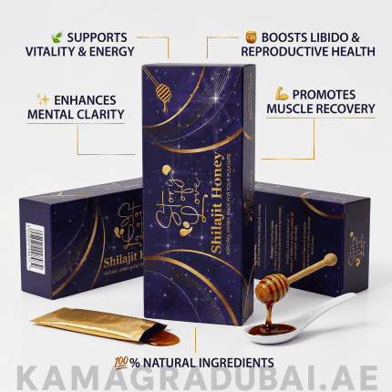 Shilajit Honey natural honey wellness product with individual sachets